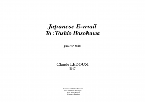 Japanese e-mail 3 - To : Toshio Hosokawa image